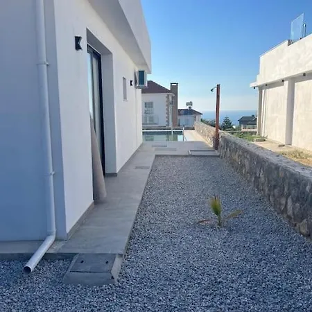 Holiday home северный кипр, с видом на море в эсентепе