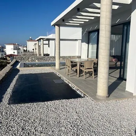 Ferienhaus северный кипр, с видом на море в эсентепе Vitsada
